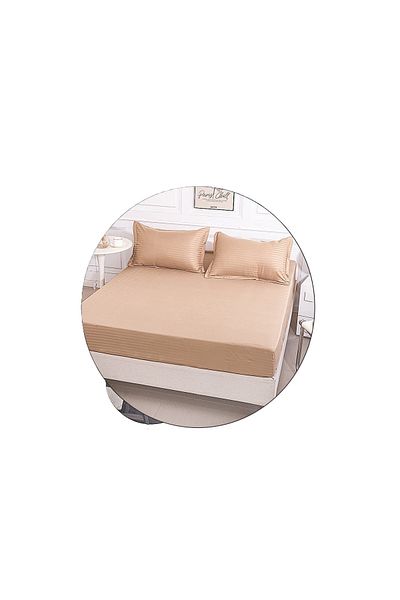 CHIRASO CHIRASO bedding set, Thin Damask, Fitted Sheet 180x200+30cm, Duvet Sheet and 2 Pillowcases