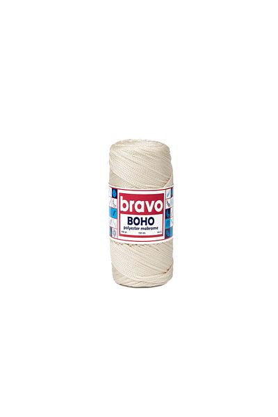 Bravo خيط بوهو مكرامية 100 جرام رقم: 3_118 بلاط