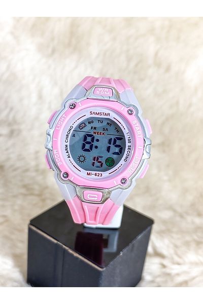 Samstar Alarm-Light-Stopwatch-5 Atm Waterproof-Gift Children's Wristwatch
