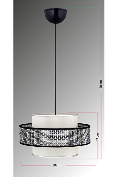 Emg DesiGn Doğal Hazeran Rattan 3 Katlı Pasta Sarkıt Avize Çocuk Odası Yatak Odası Salon Mutfak Hol