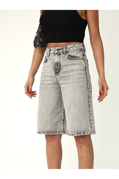 XBELLA DENİM Women's Long Jeans Sort Midi Length