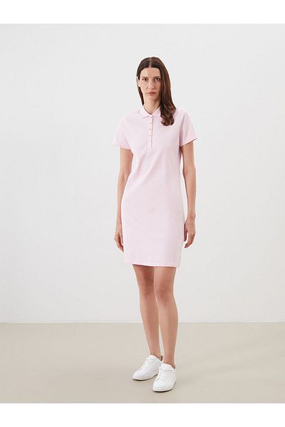 LC Waikiki Sari Polo Neck Pique Dress