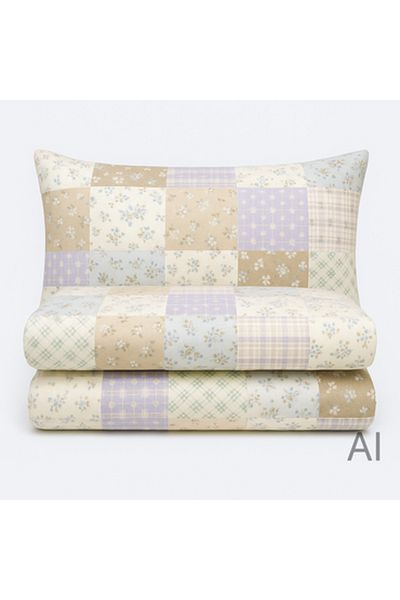 Pazar Home Bedding Bazaar Home Manarola 4-Piece Queen Size Printed Quilt with Stitched Filling