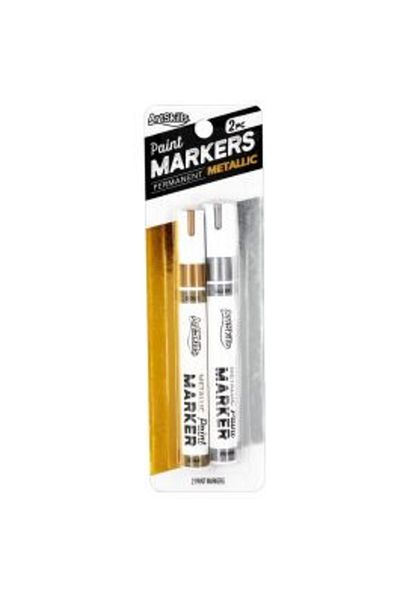Artskills Metallic Silver and Gold Permanent Paint Markers