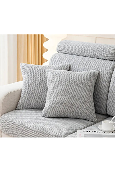 BONJOUR MADAME 2adet kırlent kılıfı koltuk örtüsü kumaşinden kirlent kılıfı 4...