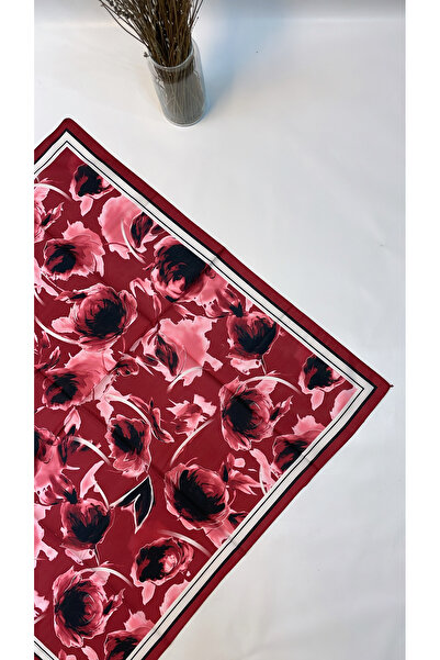 Onur Eșarfă - Eșarfă de top Trending Soft Seasonal Fabric Rose Pattern Magazin de modă Produs de modă