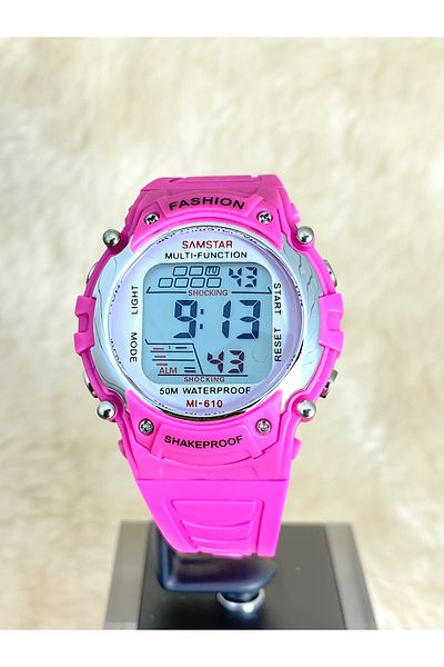 Samstar Alarm-Light-Stopwatch-5 Atm Waterproof-Gift Children's Wristwatch
