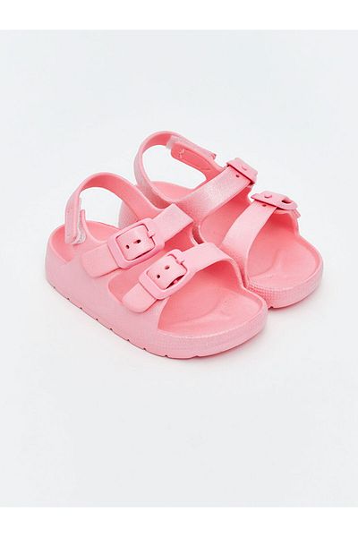 LC Waikiki White Velcro Girls Sandals