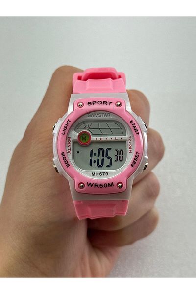 Samstar Alarm-Light-Stopwatch-5 Atm Waterproof-Gift Children's Wristwatch