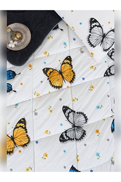 Sudemhome Double Welsoft Sleeping Set Double Sided Wellsoft Fluffy Fleece Quilt and Battal Fitted Sheet