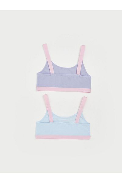 LC Waikiki Blue Hello Kitty Printed Girl's Bustier 2-Piece