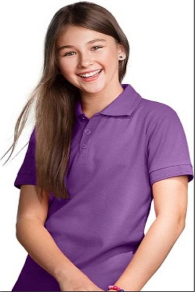 chulfa tricou școală copii 2 nasturi guler polo unisex