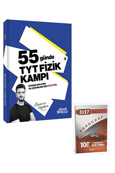 Parlayan Projeler Özcan Aykın 2026 55 Günde TYT Fizik Kampı+Anla Kazan Paragraf