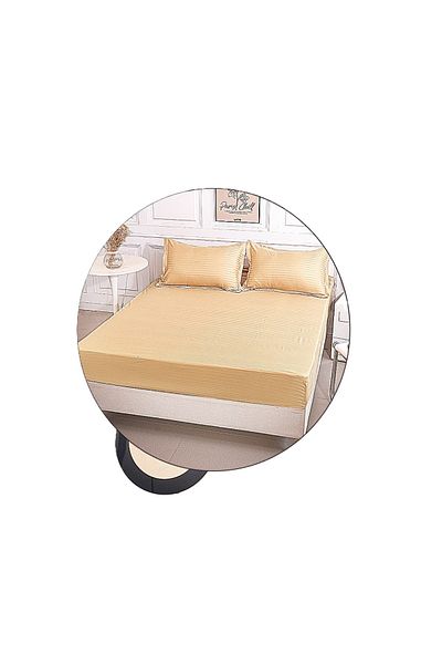 CHIRASO CHIRASO bedding set, Thin Damask, Fitted Sheet 180x200+30cm, Duvet Sheet and 2 Pillowcases