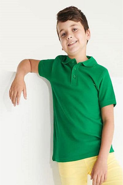 chulfa tricou școală copii 2 nasturi guler polo unisex
