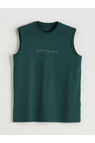 LC Waikiki Quality Parts from Celebi Store |   Crew Neck Printed Men's Sleeveless T-Shirt