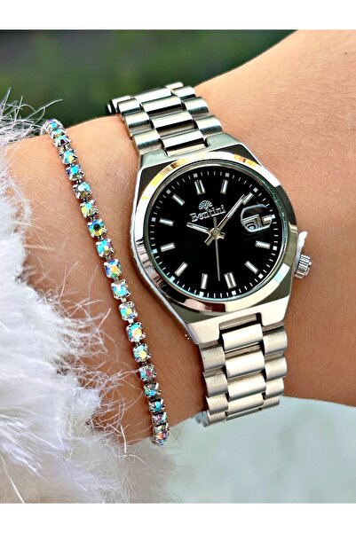 Bentini Women's Wrist Watch with Steel Band - Waterproof, Calendar, 2-Year Warranty