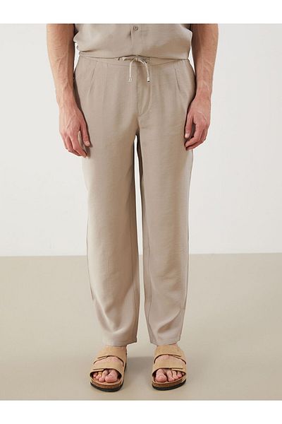 LC Waikiki Beige Standard Size Men's Trousers