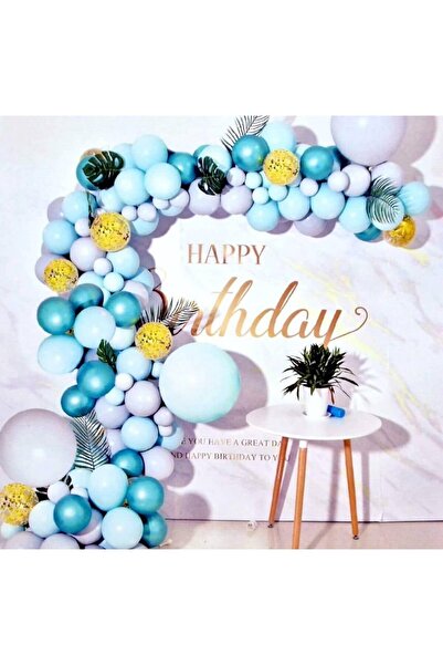 OEM Set 60 balloons and accessories for arch arrangement, 3 giant balloons, green