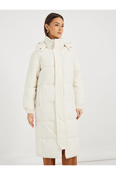 Styli Midi Length Oversized Padded Coat