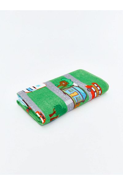 LC Waikiki Mixed Printed Boy's Beach Towel 73X150 cm