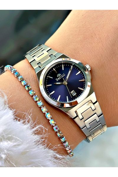 Bentini Women's Wrist Watch with Steel Band - Waterproof, Calendar, 2-Year Warranty