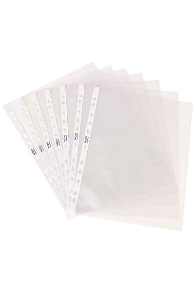 Ledarmy 100Pcs Bag File Transparent A4 Plastic Office Organize Arrangement Stationery Archive Business Bureau Layout Document