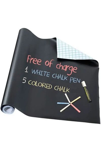 dalimag School Board, Writing and Drawing Foil Model, Self-Adhesive Sticker, 45 cm, Black, Dalimag