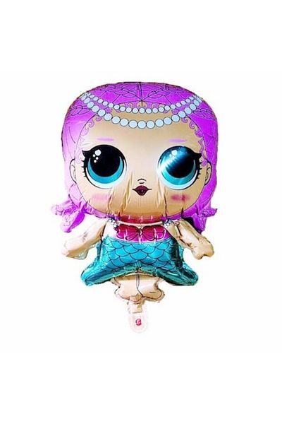 OEM Giant Princess Balloon with Self-Sealing Valve, 78 x 47 cm, Multicolored