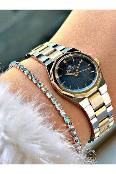 Bentini Women's Wrist Watch with Steel Band - Waterproof, 2-Year Warranty