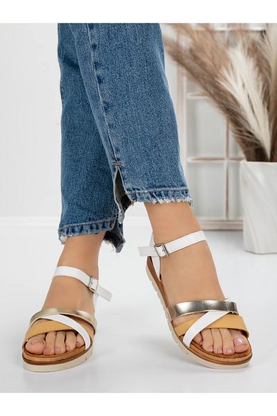 mei Women's Platform Sandals 5GZ20 White | Mei