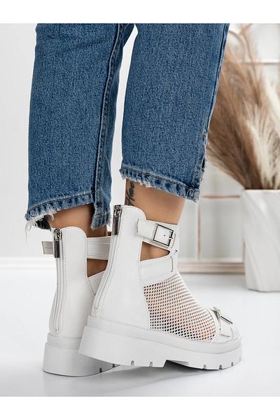 mei Women's Platform Sandals 5HXS5 White | Mei
