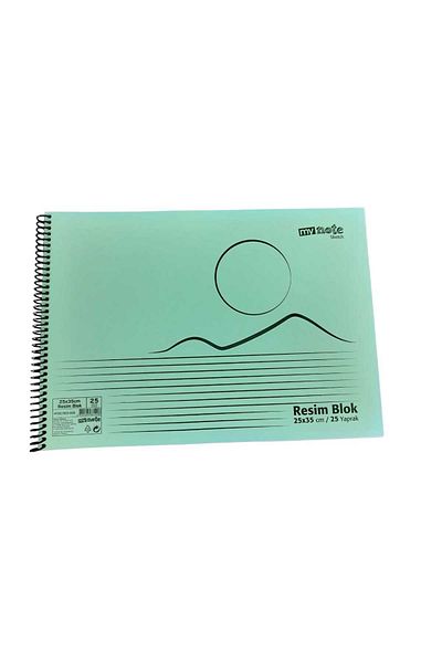 Mynote 25X35 Plastic Cover 25 Leafs Picture Notebook