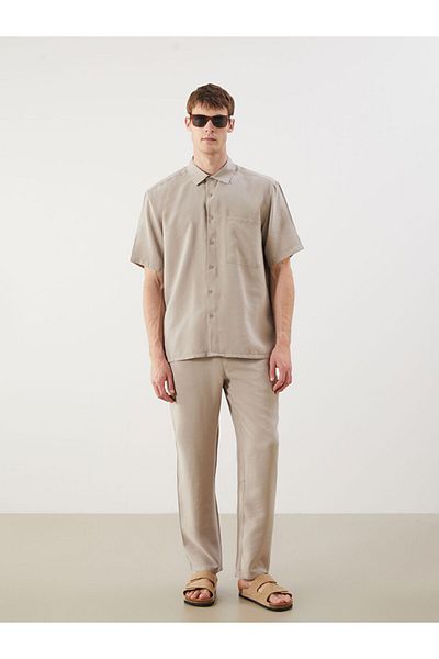 LC Waikiki Beige Standard Size Men's Trousers