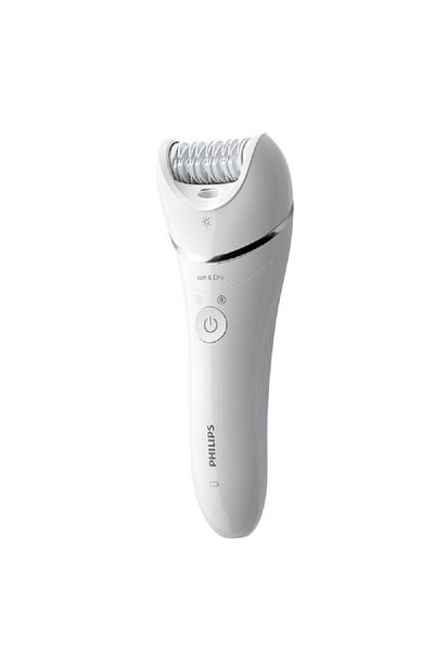 Philips 8000 Series 2-Speed Cordless Wet and Dry Epilator White Length:6.8 cm