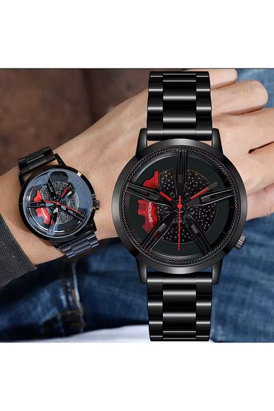 G Sport POLO Steel Inner Dial Rotating Rim Sports Car Model Men's Wrist Watch