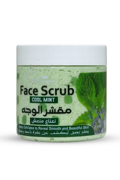 ECOLYTE+ La Parisienne Face Scrub, Deeply Exfoliates, Reveal Smooth & Beautiful Skin - (Cool Mint, 500 ml)