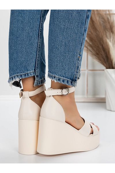 mei Sandale Dama cu Platforma 5SY9 Bej | Mei