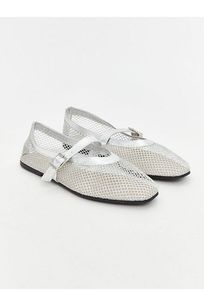 LC Waikiki Дамски балерини Sari Net Detailed