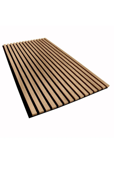 ECOPANEL 60 X 250 TEAK Renk Akustik Duvar Paneli MDF / 3 TARAFI KAPLIDIR