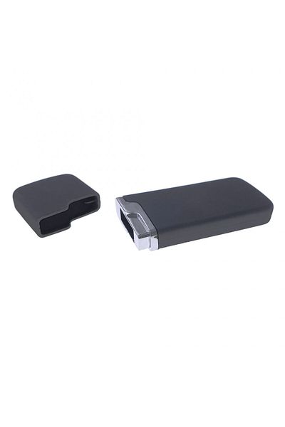 OEM Carcasa USB-03RB, pentru memorie USB, cu capac, cauciucata, neagra