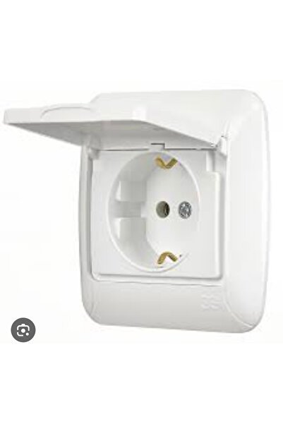 Günsan Elektrik GÜNSAN FANTASY مقبس التربة المغطى باللون الأبيض تحت السطح