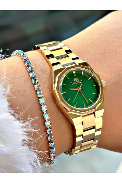 Bentini Women's Wrist Watch with Steel Band - Waterproof, 2-Year Warranty