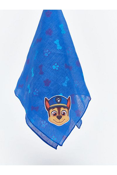 LC Waikiki وشاح للأولاد مطبوع عليه Blue Paw Patrol
