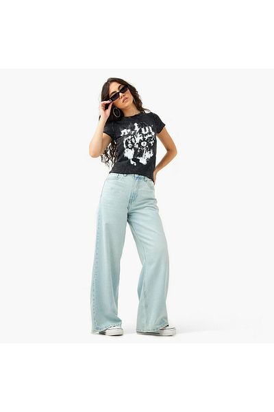 SP Characters AC/DC Graphic Print T-shirt