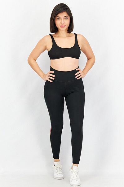 Sinsay Women Scoop Neck Sleeveless Plain Crop Top, Black