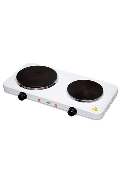 Home by Somogyi Portable double hot plate, 1500W 1000W HG R 02WH