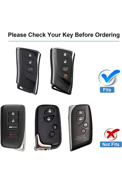 Generic T-carbon Glass Fiber Key Fob Cover fits for Lexus Key Fob Protector Fits for Lexus UX200 UX 250h LS5