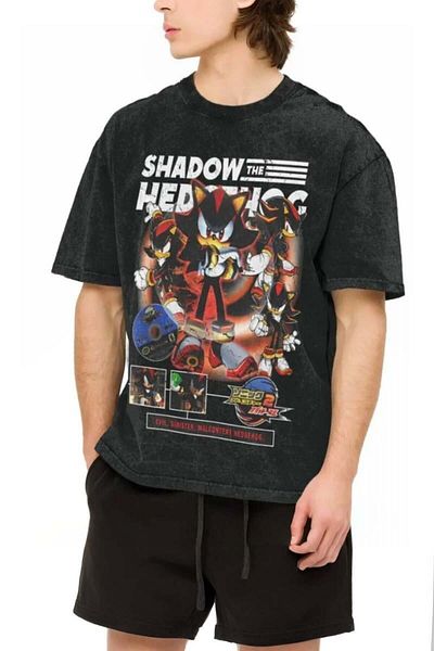 Köstebek Black Sonic Shadow Unisex T-Shirt