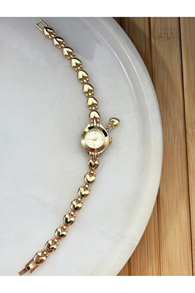 SPECTRUM PREMİUM Spectrum Premium Kalp Detaylı Metal Kordon Mini Minimal Kadı...